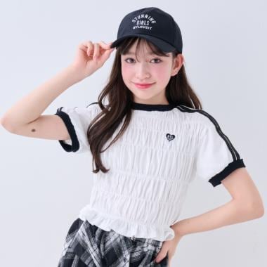 ★人気商品のため再入荷★シャーリングTシャツ