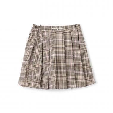 チェックプリーツスカート