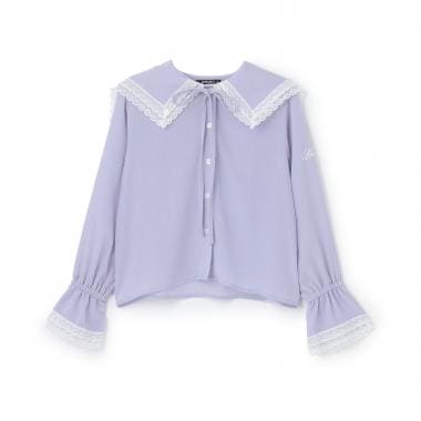 Ｗセーラーカラーブラウス