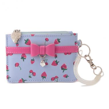 いちご×さくらんぼパスケース
