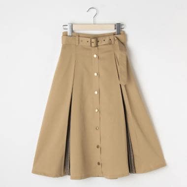 【人気商品再入荷】【直営店で取り扱い無し】前ボタンロングスカート