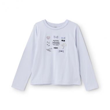 【人気商品再入荷】【直営店で取り扱い無し】【抗菌防臭】アクセサリーモチーフ長袖Tシャツ