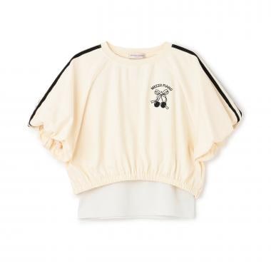 ☆彡サイドラインバルーン袖Tシャツ＆タンクトップセット