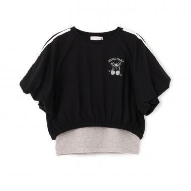 ☆彡サイドラインバルーン袖Tシャツ＆タンクトップセット