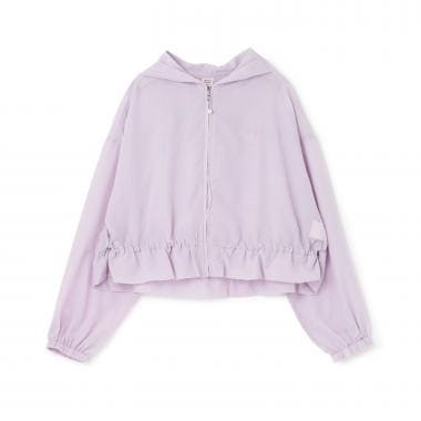 ☆彡【接触冷感・UVカット】シアーショートパーカ