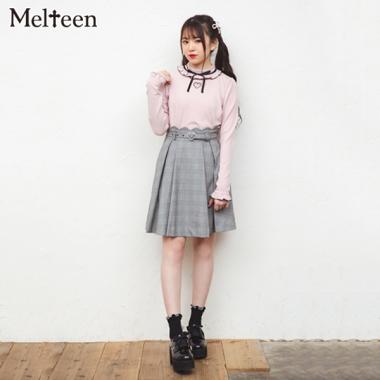 【Melteen】 ハートベルト付きスカート