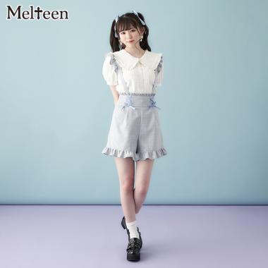 【Melteen】レースアップショートパンツ