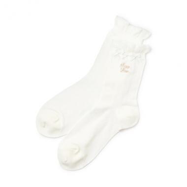フリルリボンソックス(F(22-25cm) 黒): ジュニア - ナルミヤ