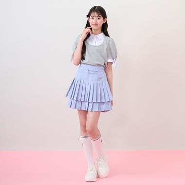 2段プリーツスカパン