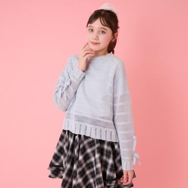 ラメニット＆半袖Tシャツセット