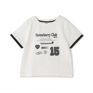 【接触冷感】ドットアップリケTシャツ