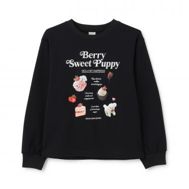 ストロベリーモチーフ長袖Tシャツ