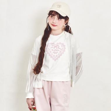 ラメメッシュブルゾン