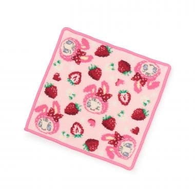 シェニール織ハンカチ【ベリエちゃん】【ブルーベリエちゃん】