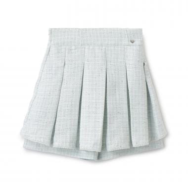 ラメツイードタックフレアショートパンツ♪