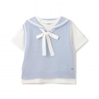 メッシュセーラーベスト＆Tシャツセット