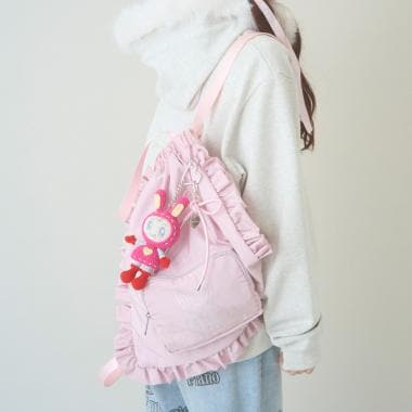 【予約/2026年1月下旬～2月中旬入荷予定】【A4対応・撥水】キラキラベリエちゃんナップサック