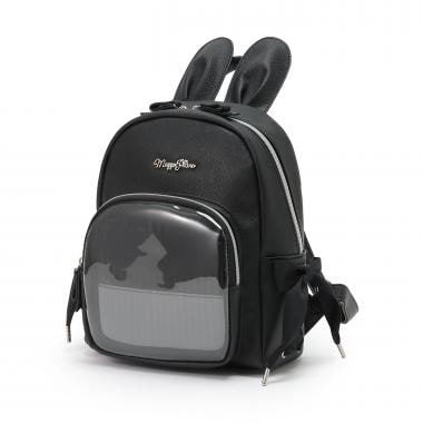 うさ耳レースアップ合皮リュック