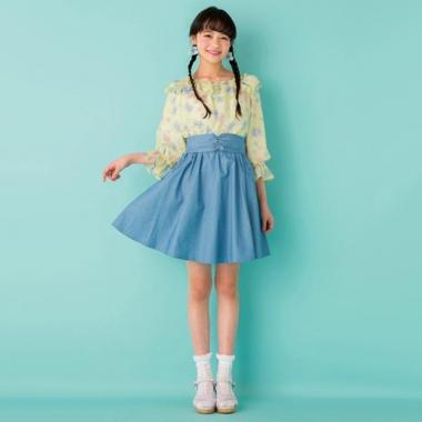 Estella.K オフショルダー ワンピース ペチコート&ベルト付 Estella.K オフショルダー ワンピース ペチコート&ベルト付