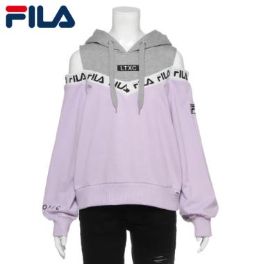 【FILAコラボ】 裏毛 レイヤード風パーカー