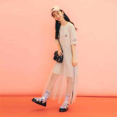 Narumiya Online ナルミヤ オンラインの公式通販サイト ノノトキコラボ チュールスカートドッキングワンピース S 140 黒 ジュニア