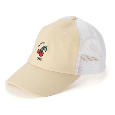 モチーフ刺しゅうメッシュキャップ