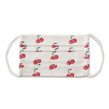 チェリー総柄布マスク