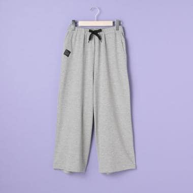 ミニ裏毛 イージーワイドパンツ