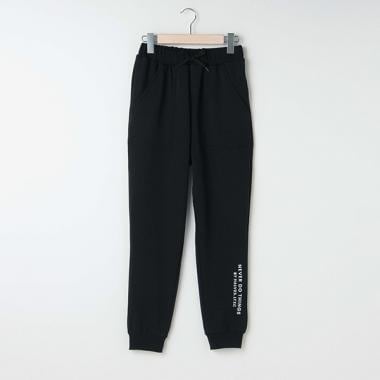 裏起毛 ストレッチジョガーパンツ