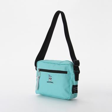 ワンポイント刺しゅうショルダーバッグ