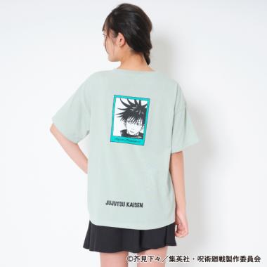 呪術廻戦】バックプリント半袖Tシャツ(SS(130) クロ): ジュニア