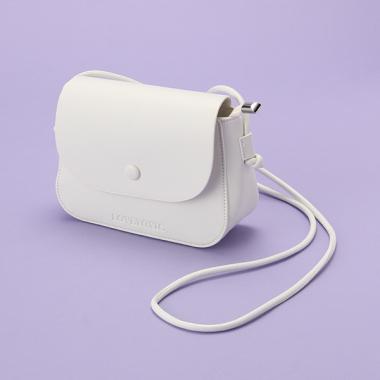 ショルダーバッグ チェックくるみボタン くるみ釦ショルダーBAG(F オフ ホワイト): ジュニア - ナルミヤ