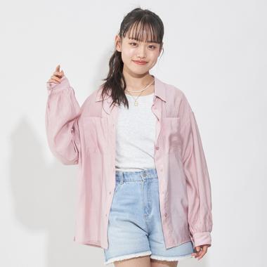 結婚祝い シアーシャツインナーSET(S(140) ナルミヤ - ジュニア ピンク): トップス