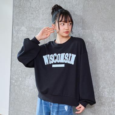 【WEB・一部店舗限定】カレッジロゴスウェット