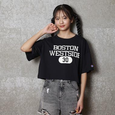 【Champion】クロップドTシャツ【WEB・一部店舗限定】