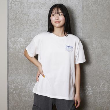 LTXC】ワッペンBIG半T(S(140) オフ ホワイト): ジュニア