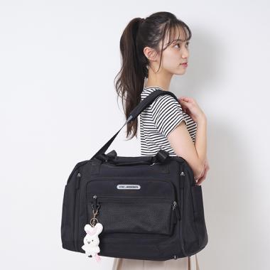 【容量43-50L】【LTXC】メッシュポケット拡張ボストン