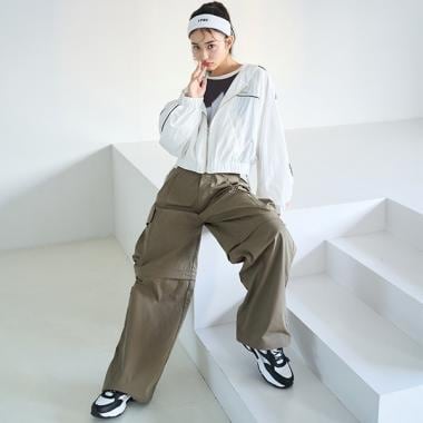 【LTXC】【撥水】2WAYハーフカーゴパンツ