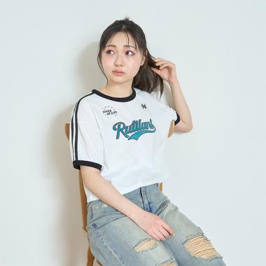 【LTXC】【吸水速乾/さらさら】ライン半袖Tシャツ
