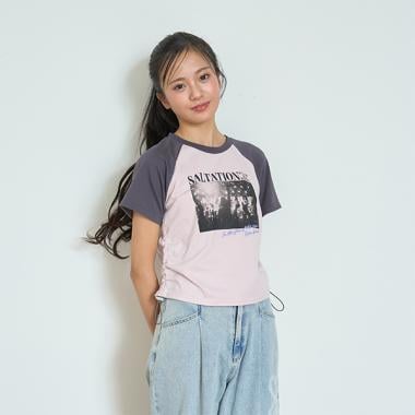 【LTXC】【吸水速乾/さらさら】ラグランTシャツ