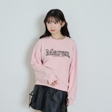 立体ロゴ刺しゅうベーシックトレーナー