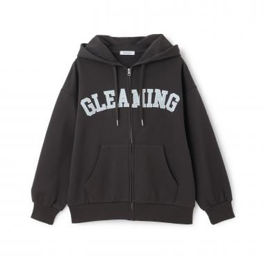 ロゴアップリケルーズジップパーカ