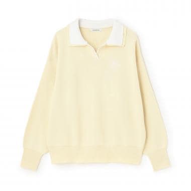 【アラエル】W衿スキッパーニット