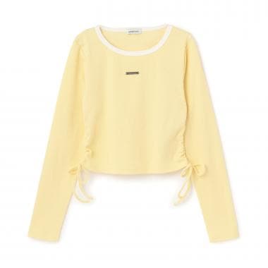 ドロストクロップドテレコ長袖T