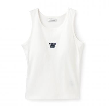 カップつきテレコタンクトップ