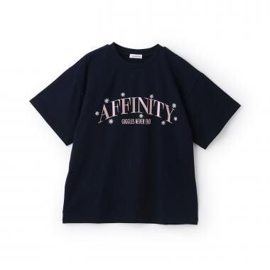 【綿100%】カレッジフラワー半袖T