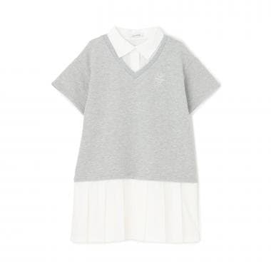 レイヤード風ワンピース