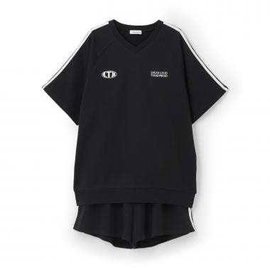 【綿100%】ワンマイルVネックスウェットセットアップ