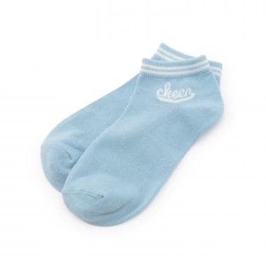 ラインロゴスニーカー丈ソックス