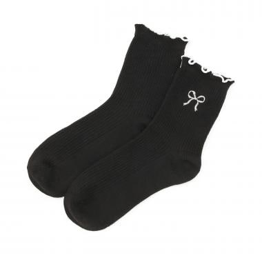 バイカラーメロークルーソックス